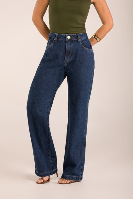 Calça Jeans Feminina Reta