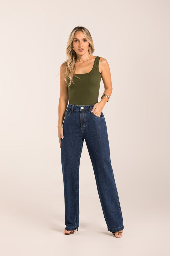 Calça Jeans Feminina Reta