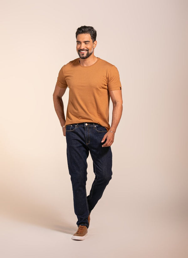 Calça Masculina Inter Slim - Jeans Escuro