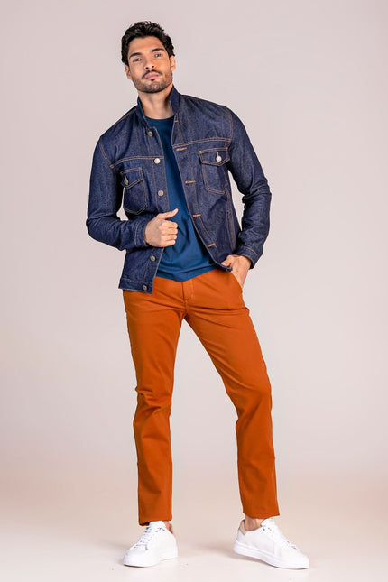 Calça Masculina Classic Slim - Cominho - www.latifundio.com.br
