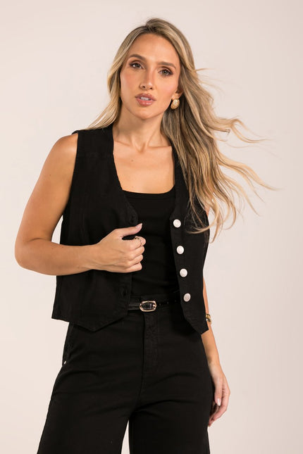 Colete Feminino - Preto