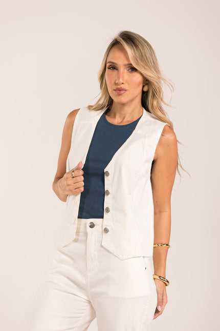 Colete Feminino - Claro