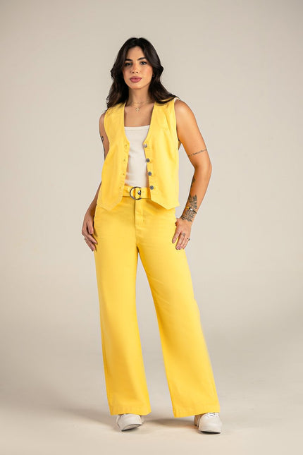 Colete Feminino - Amarelo
