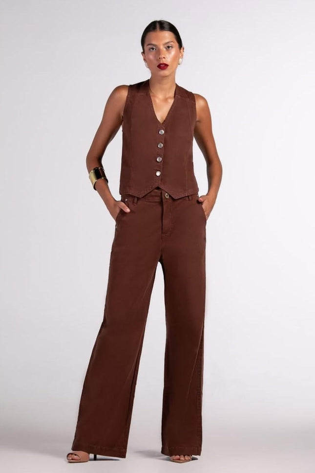 Colete Feminino - Marrom