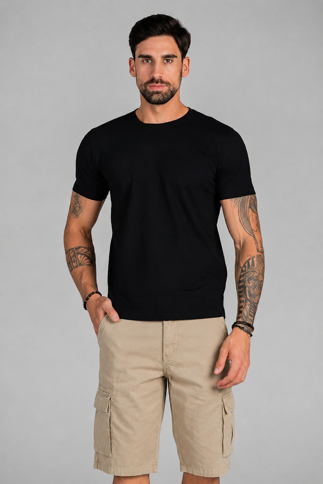 Bermuda Masculina Cargo -  Areia - www.latifundio.com.br
