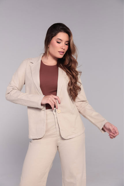 Blazer Feminino - Off White - www.latifundio.com.br