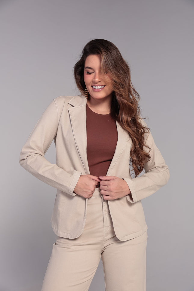 Blazer Feminino - Off White - www.latifundio.com.br