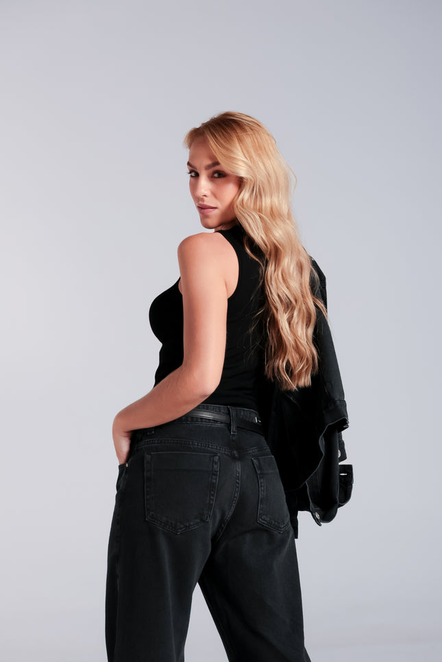 Calça Feminina Wide - Black - www.latifundio.com.br