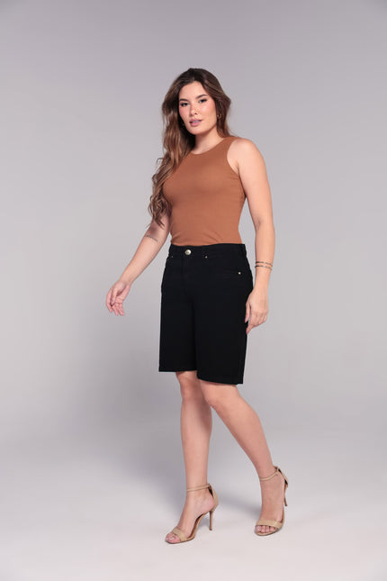Jorts Feminino - Preto - www.latifundio.com.br