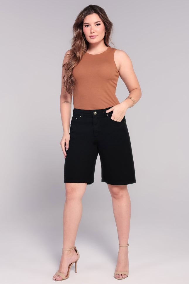 Jorts Feminino - Preto - www.latifundio.com.br