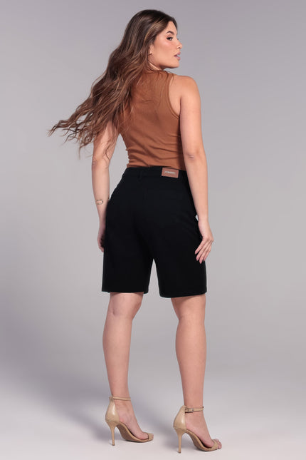 Jorts Feminino - Preto - www.latifundio.com.br
