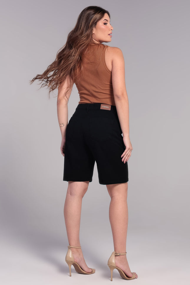 Jorts Feminino - Preto - www.latifundio.com.br
