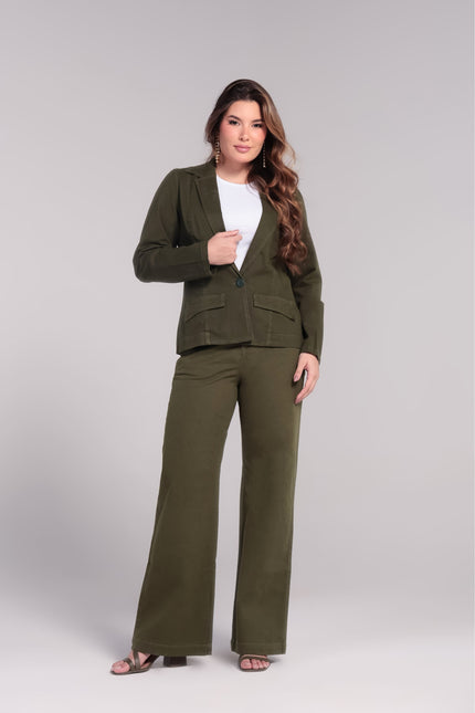 Blazer Feminino - Verde Militar - www.latifundio.com.br
