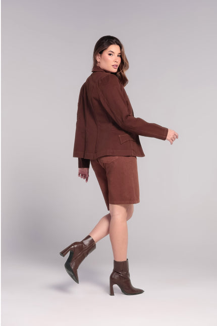Blazer Feminino - Marrom - www.latifundio.com.br