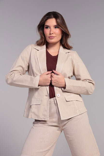 Blazer Feminino - Off White - www.latifundio.com.br