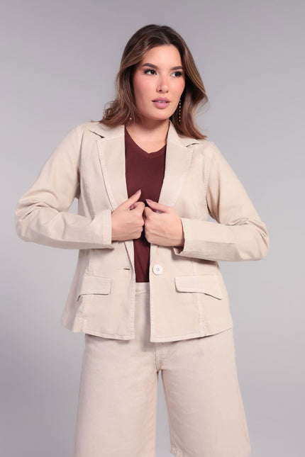 Blazer Feminino - Off White - www.latifundio.com.br