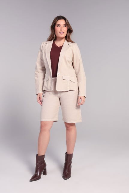 Blazer Feminino - Off White - www.latifundio.com.br
