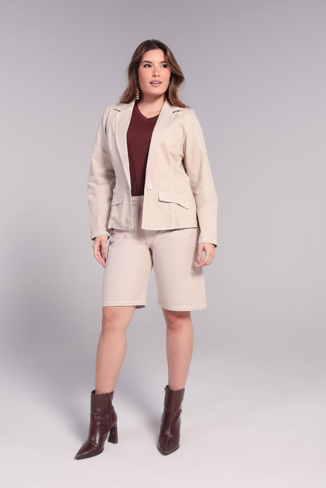 Blazer Feminino - Off White - www.latifundio.com.br