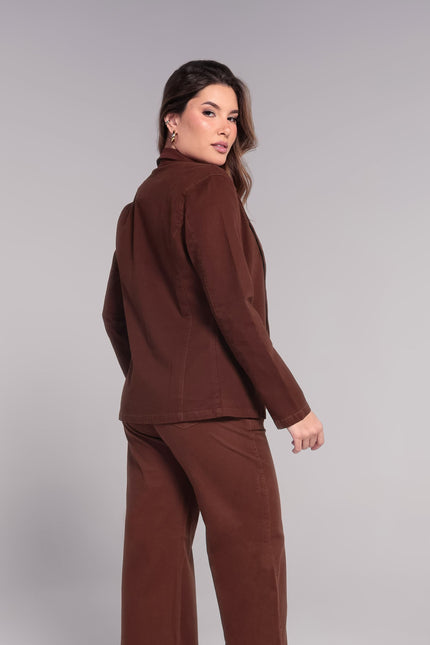 Blazer Feminino - Marrom - www.latifundio.com.br
