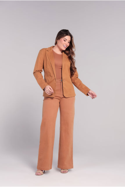 Calça Feminina Pantalona - Cominho - www.latifundio.com.br