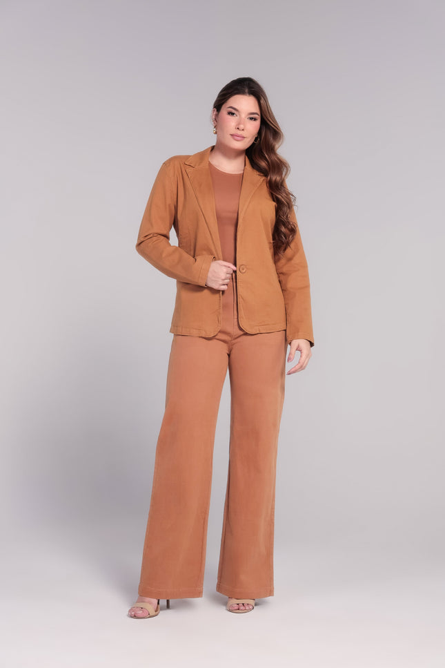Calça Feminina Pantalona - Cominho - www.latifundio.com.br