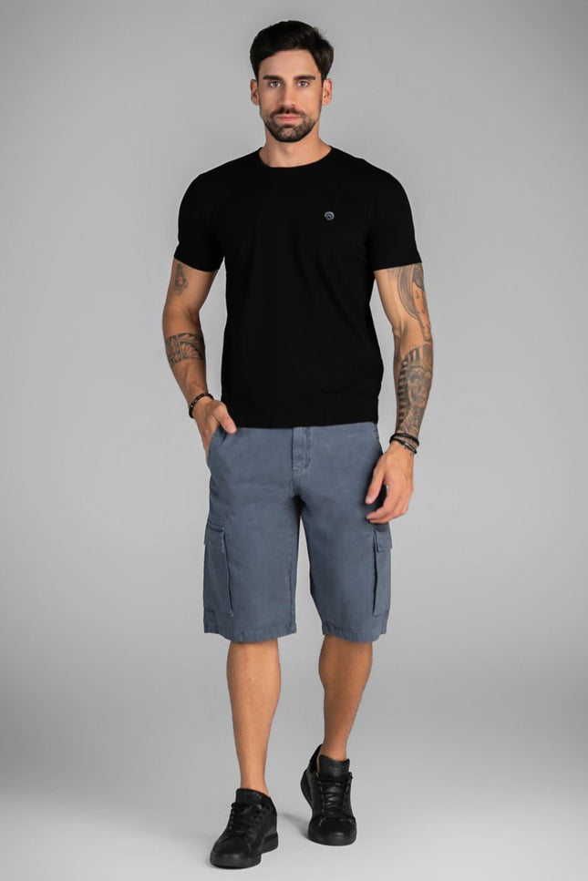 Bermuda Masculina Cargo -  Chumbo - www.latifundio.com.br