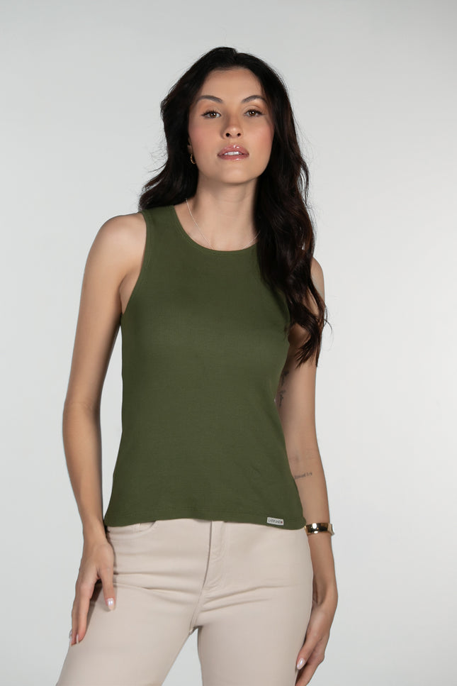 Regata Canelada - Verde Militar - www.latifundio.com.br