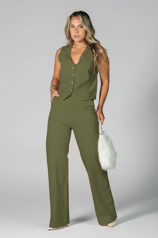 Colete Feminino - Verde Militar - www.latifundio.com.br