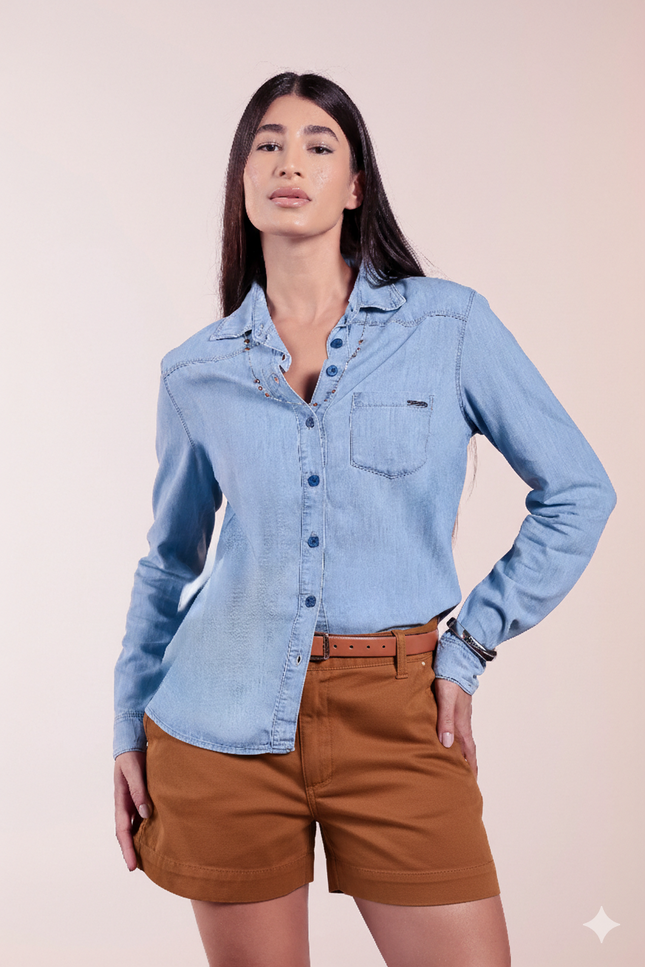 Short Feminino Meia Coxa - Cominho - www.latifundio.com.br