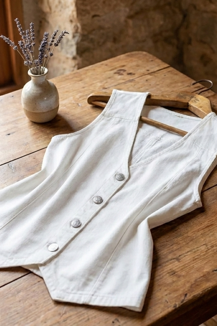 Colete Feminino - Cru - www.latifundio.com.br