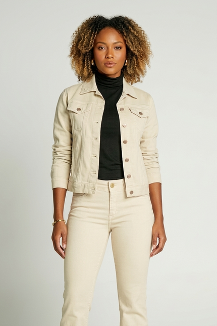 Jaqueta Básica - Off White - www.latifundio.com.br