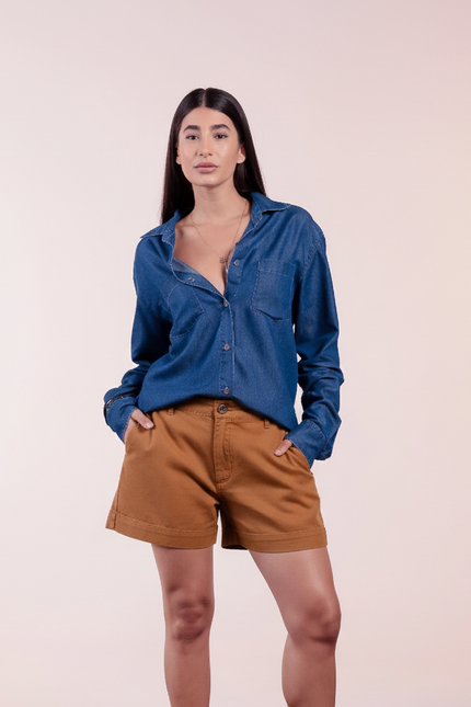 Short Feminino Meia Coxa - Cominho - www.latifundio.com.br