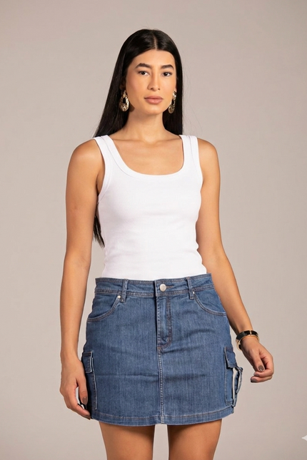 Regata feminina - Branco - www.latifundio.com.br