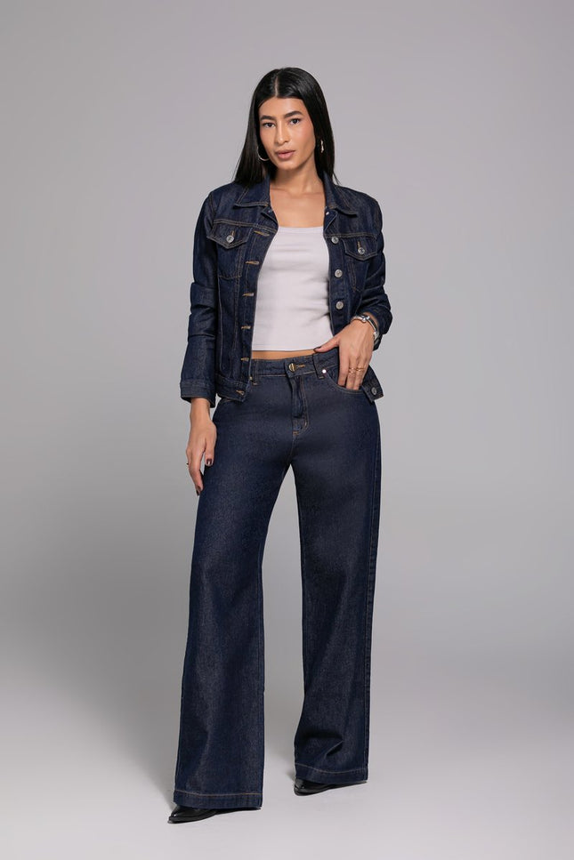 Jaqueta Jeans Feminina Básica