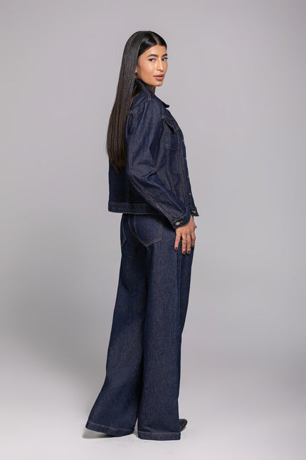 Jaqueta Jeans Feminina Básica