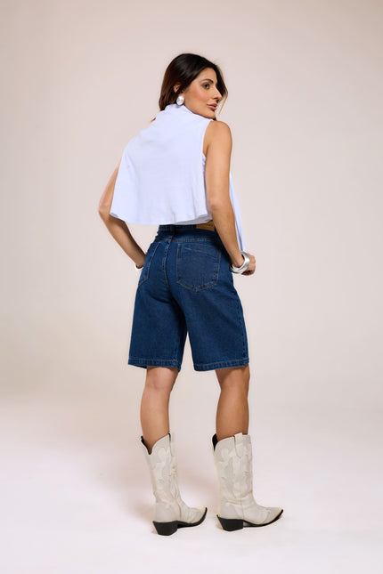 Jorts Jeans - Jeans Médio - www.latifundio.com.br