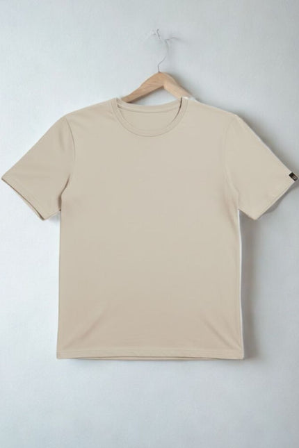 Blusa Masculina Gola Redonda - Off White - www.latifundio.com.br