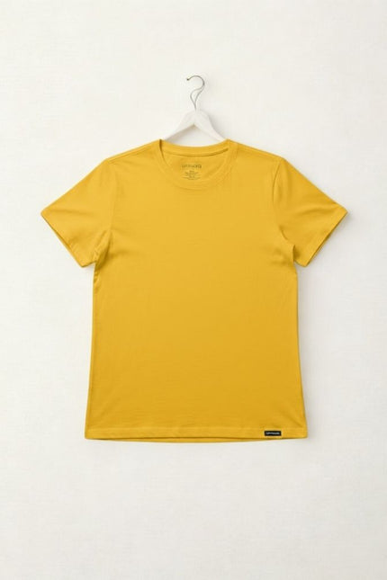 Blusa Básica Feminina - Amarelo