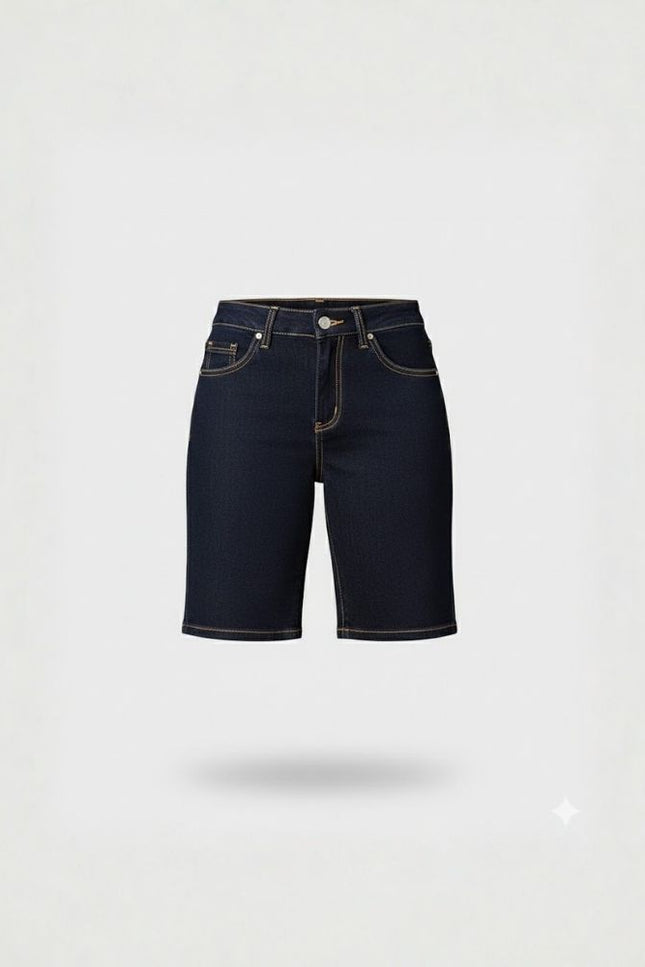 Bermuda Feminina - Jeans Escuro - www.latifundio.com.br