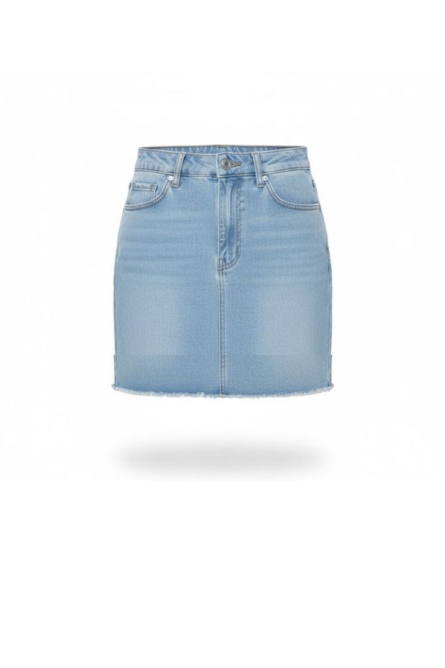 Saia Jeans - Jeans Claro - www.latifundio.com.br