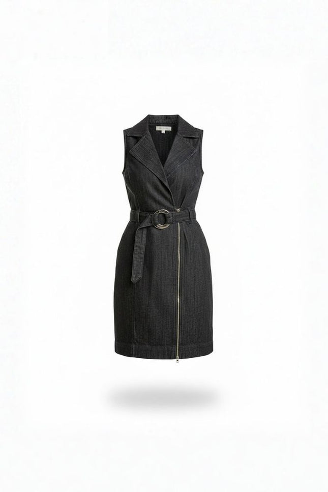 Vestido Mini Perfecto - Jeans Escuro - www.latifundio.com.br