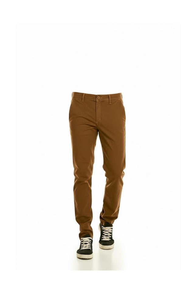 Calça Masculina Sarja Classic Latifundio - Capuccino - www.latifundio.com.br