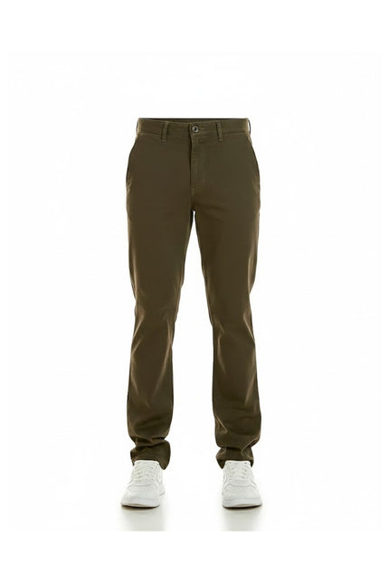 Calça Masculina Sarja Classic Latifundio - Verde Militar - www.latifundio.com.br