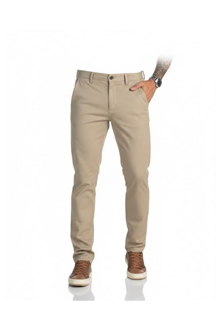 Calça Masculina Sarja Classic Latifundio - Areia
