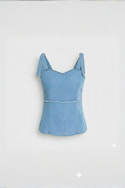 Blusa Feminina - Jeans Claro - www.latifundio.com.br