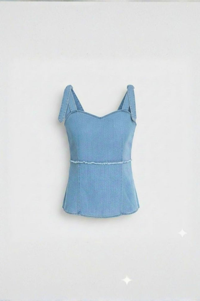 Blusa Feminina - Jeans Claro - www.latifundio.com.br