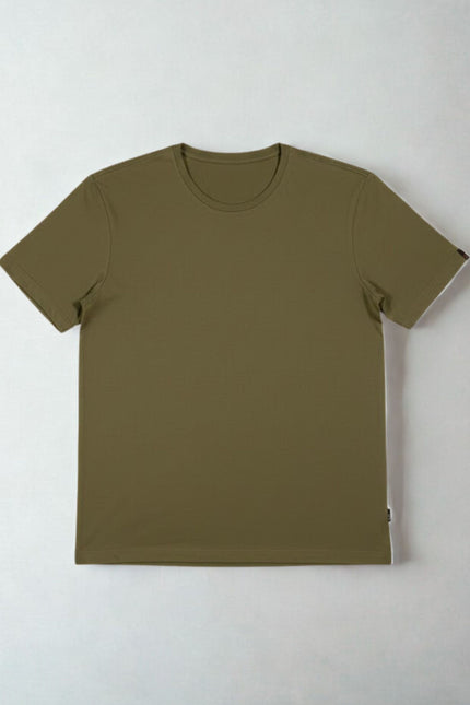 Blusa Masculina Gola Redonda - Verde Militar - www.latifundio.com.br