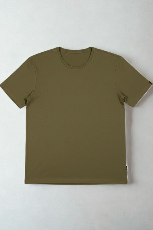 Blusa Masculina Gola Redonda - Verde Militar