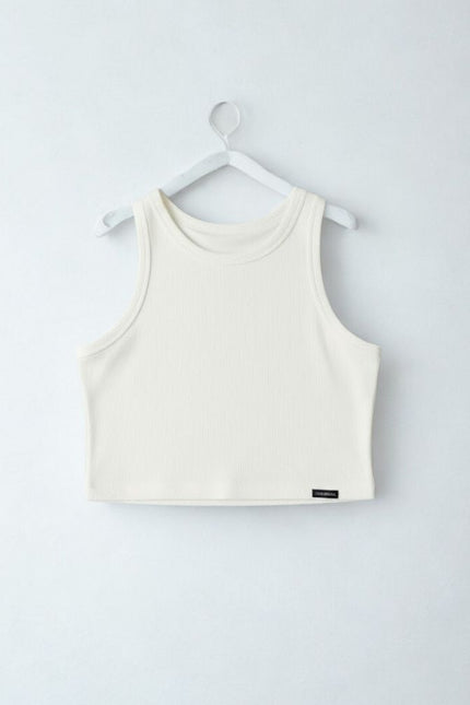 Regata Feminina Cropped - Branco - www.latifundio.com.br