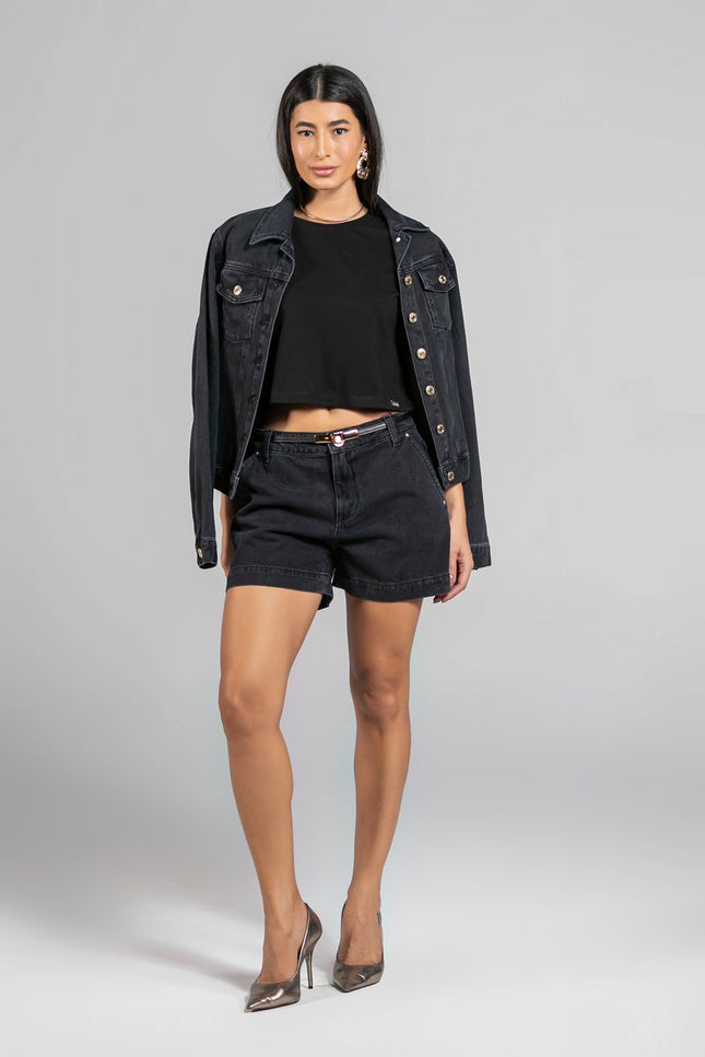 Short Black Jeans